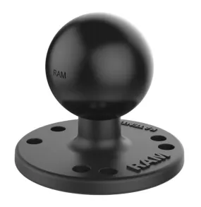 RAM® Round Plate with Ball - C Size – P/N: RAM-202U