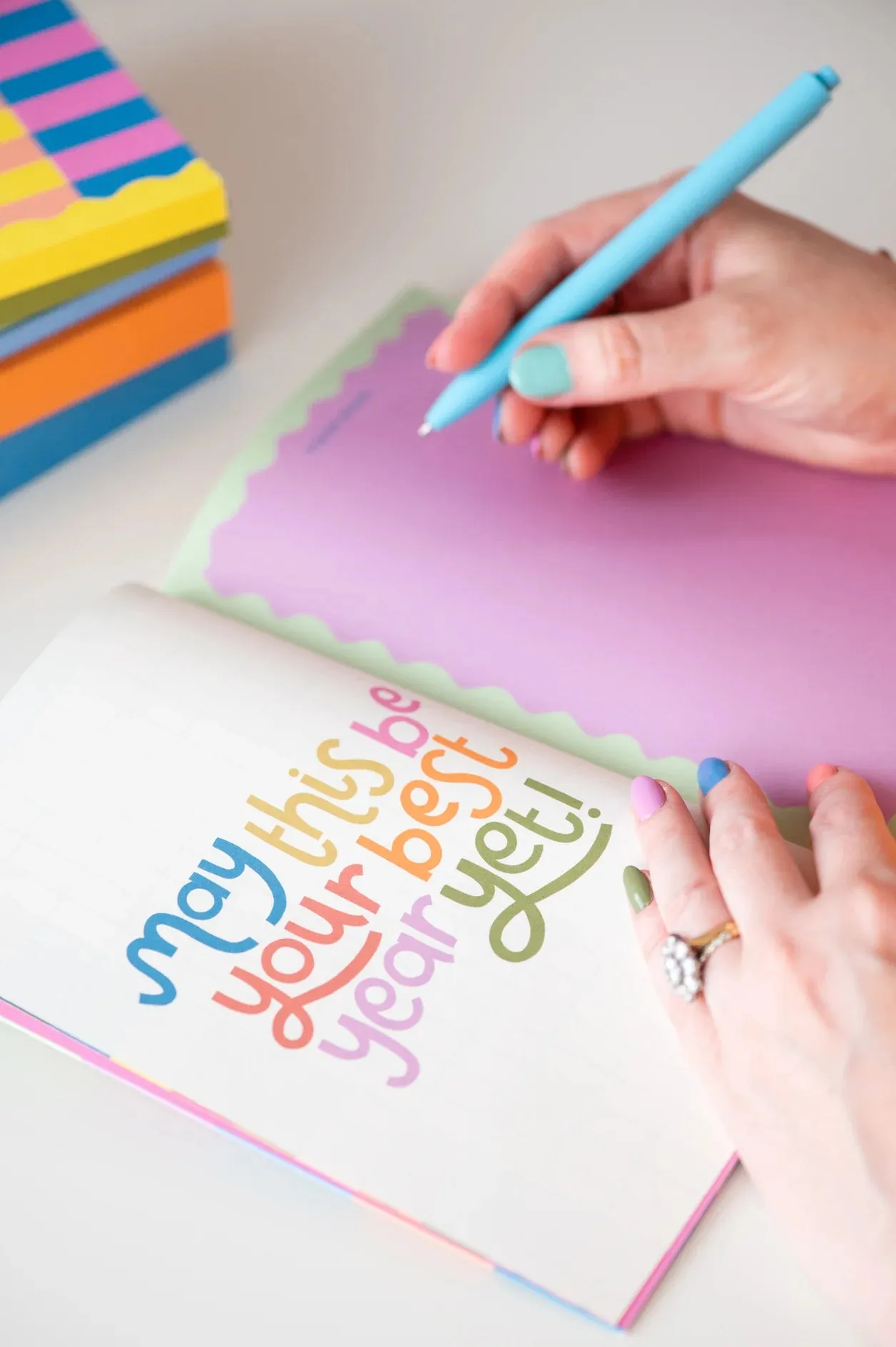Raspberry Blossom Daily Planner 304 Page - Harlequin 13967