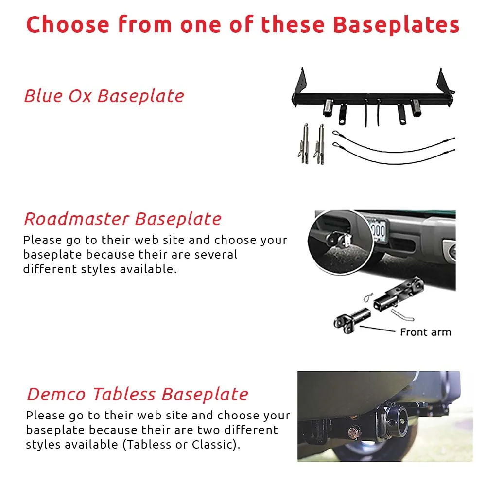 Ready Brute 2 - 8,000 LB. Aluminum RV Tow Bar Kit (no braking system)