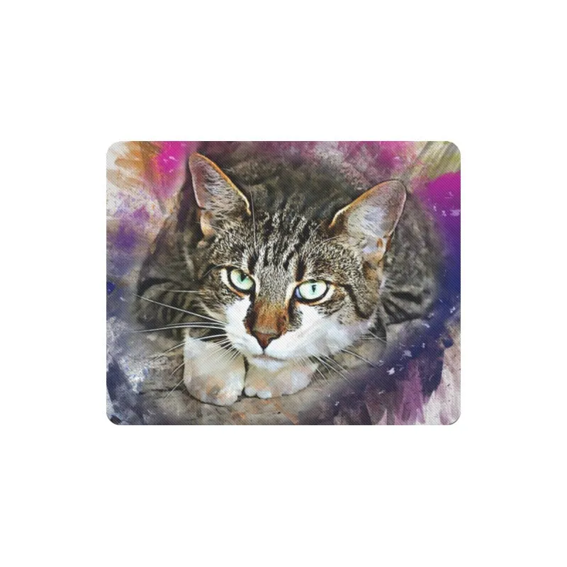 Rectangle Cat Mouse Pad