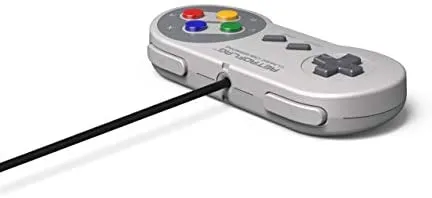 Retroflag Classic Wired USB Gaming Controller Supports XINPUT, DINPUT, Turbo Function for Raspberry Pi, Windows, Nintendo Switch