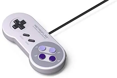 Retroflag Classic Wired USB Gaming Controller Supports XINPUT, DINPUT, Turbo Function for Raspberry Pi, Windows, Nintendo Switch