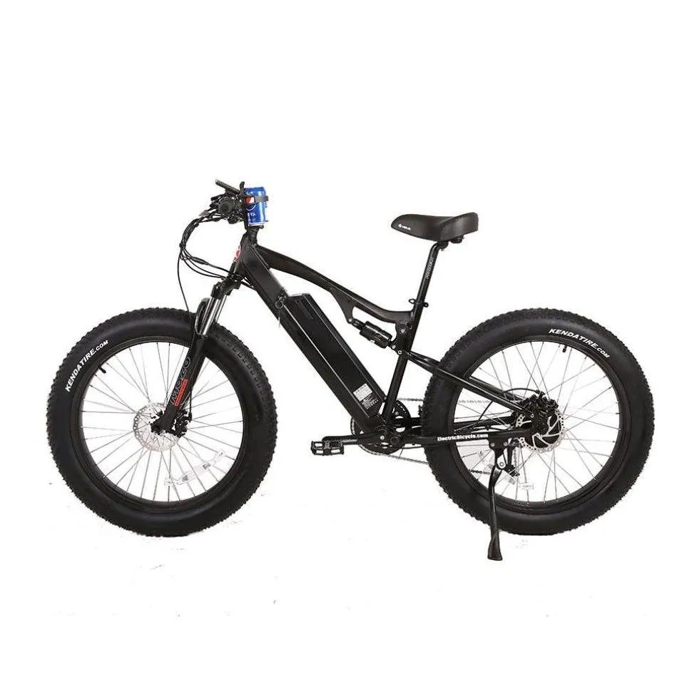 Rocky Road 48 Volt 10 Amp Lithium Powered Full Suspension Fat Tire Mountain Electric Bike