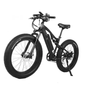 Rocky Road 48 Volt 10 Amp Lithium Powered Full Suspension Fat Tire Mountain Electric Bike