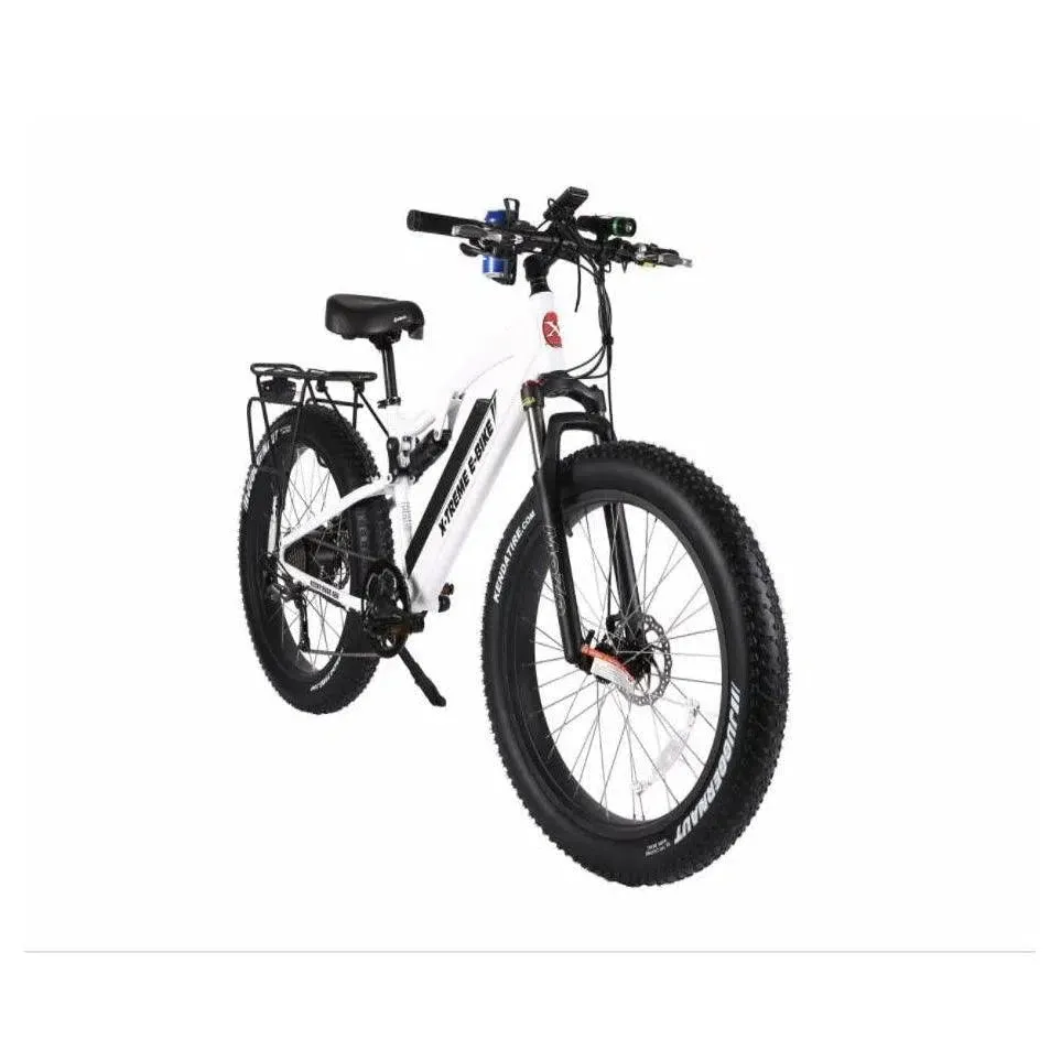 Rocky Road 48 Volt 10 Amp Lithium Powered Full Suspension Fat Tire Mountain Electric Bike