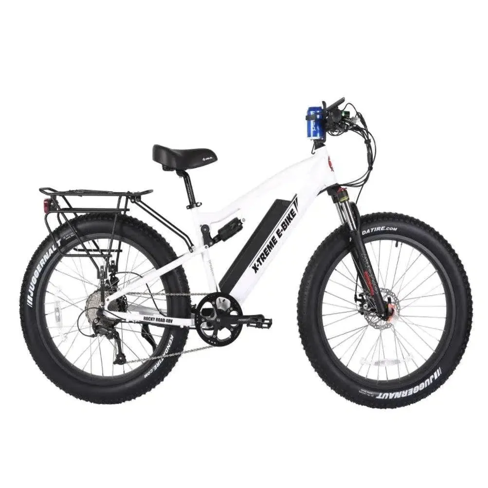 Rocky Road 48 Volt 10 Amp Lithium Powered Full Suspension Fat Tire Mountain Electric Bike