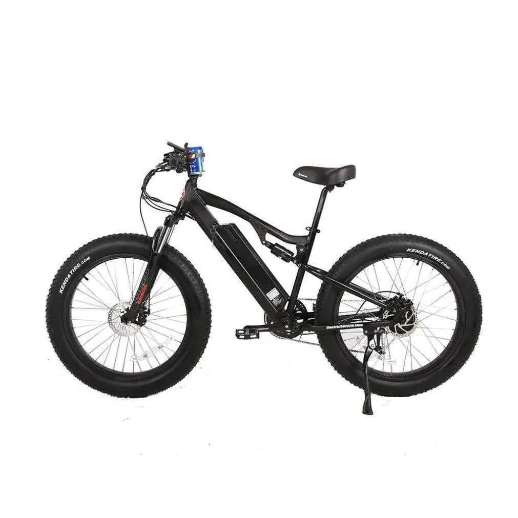 Rocky Road 48 Volt 17 Amp Lithium Powered Full Suspension Fat Tire Mountain Electric Bike