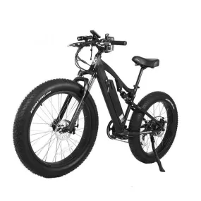 Rocky Road 48 Volt 17 Amp Lithium Powered Full Suspension Fat Tire Mountain Electric Bike