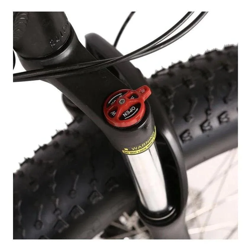 Rocky Road 48 Volt 17 Amp Lithium Powered Full Suspension Fat Tire Mountain Electric Bike