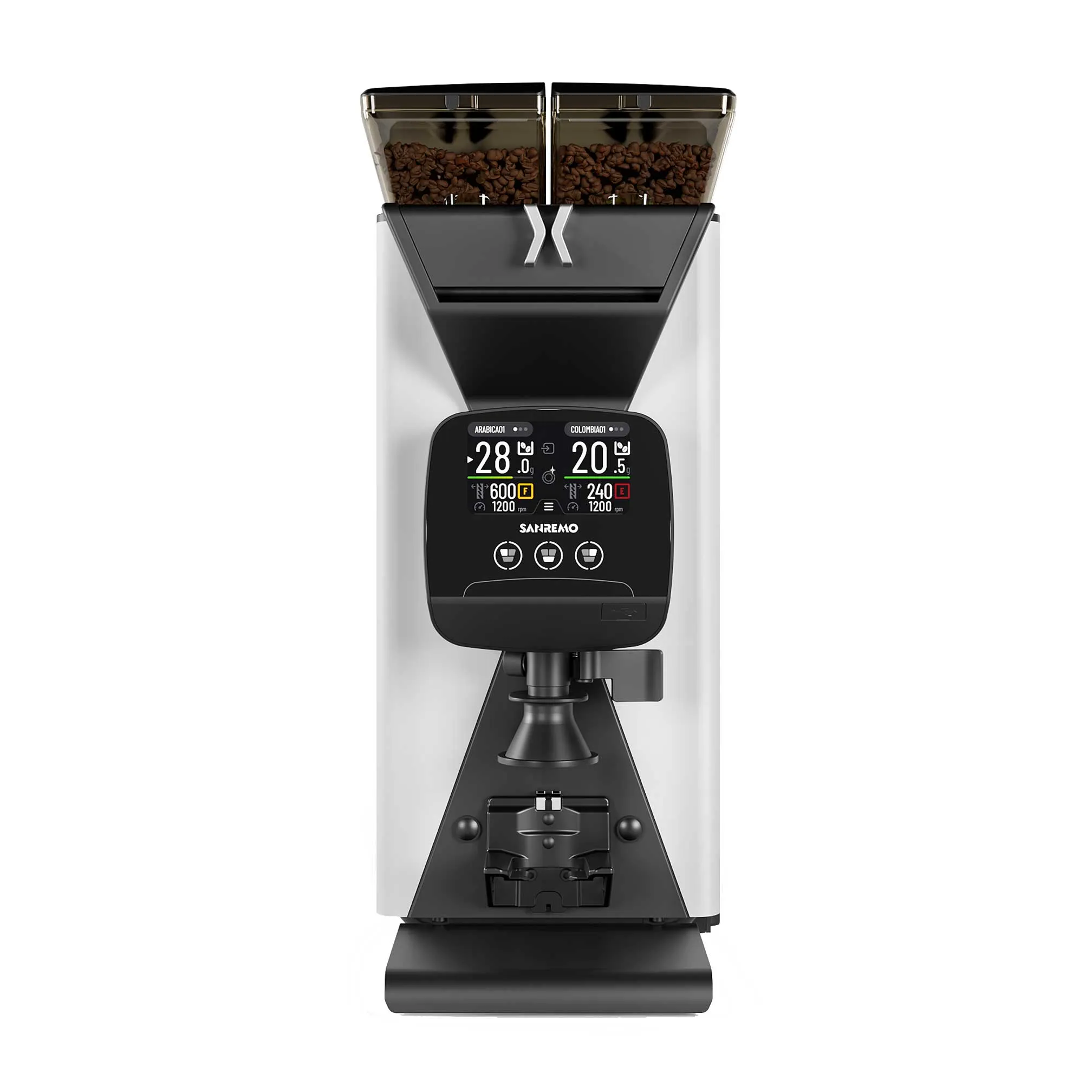 Sanremo X-One All-Purpose GBW 3-in-1 Coffee Grinder - White