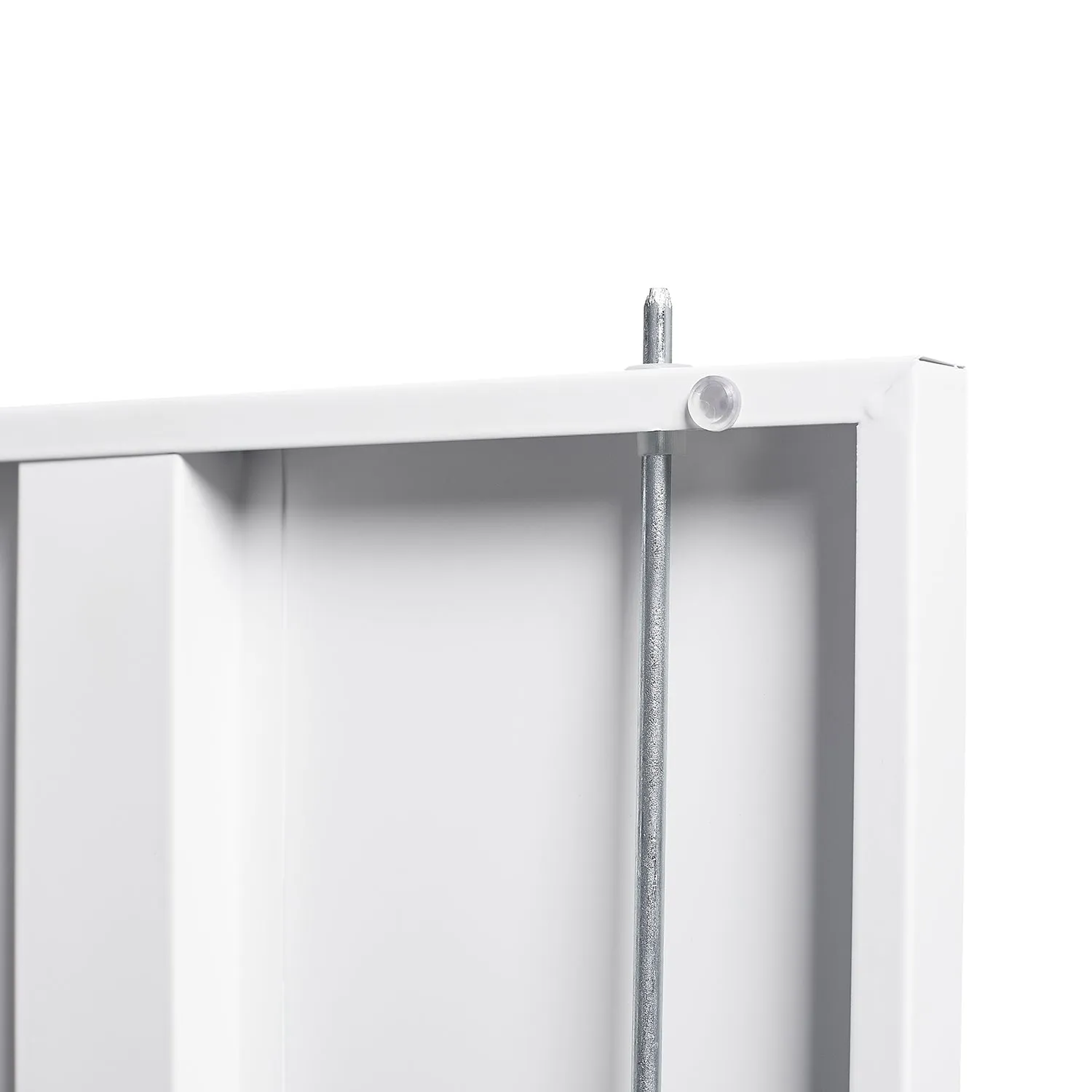 Secure Guard Storage Metal Cabinet - White