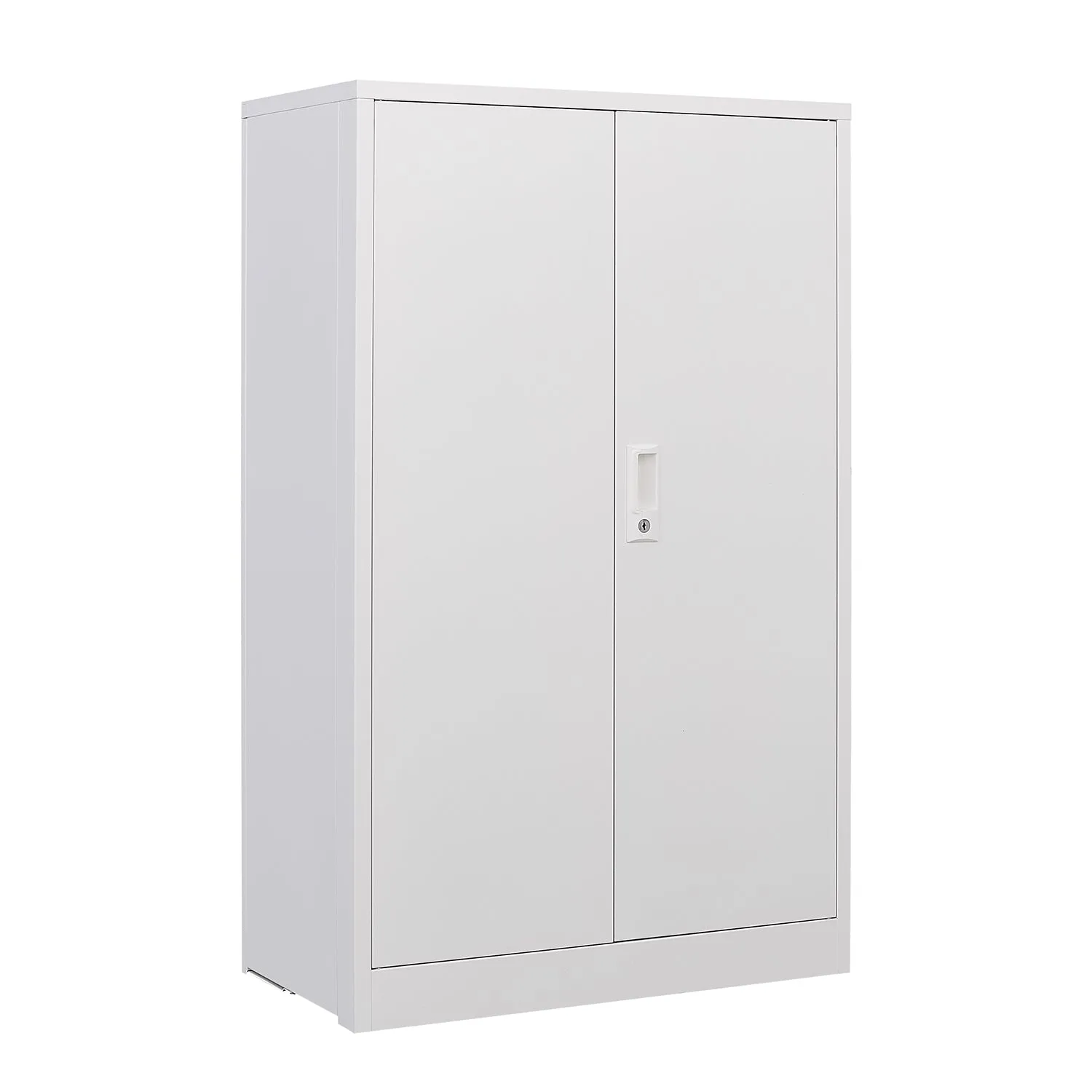 Secure Guard Storage Metal Cabinet - White