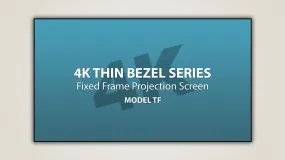 Severtson Screens Thin Bezel Series Fixed Frame 189" (174.5" x 74") CinemaScope [2.35:1] TF2351893D