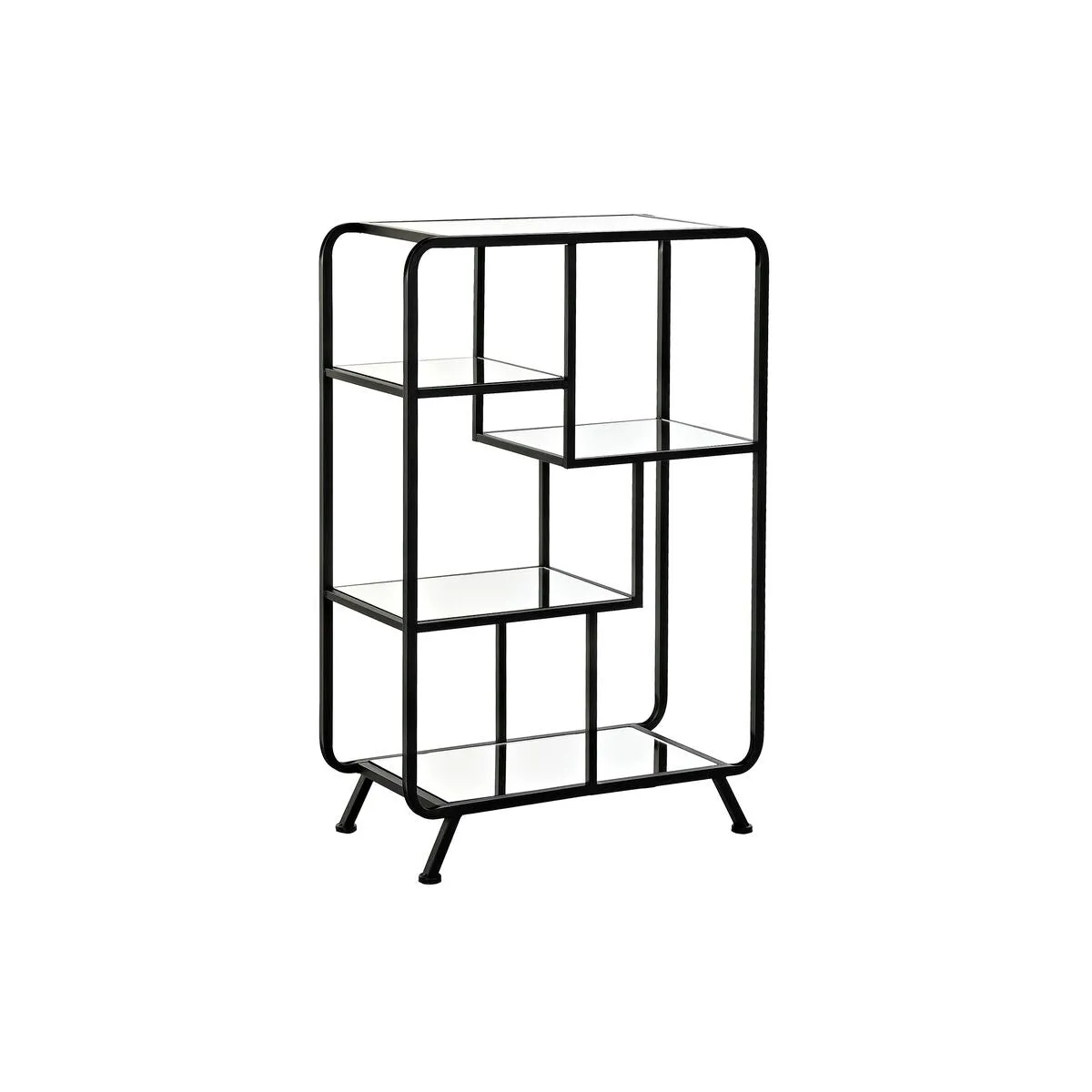 Shelves DKD Home Decor Black Metal Crystal 60 x 28 x 93 cm (1)