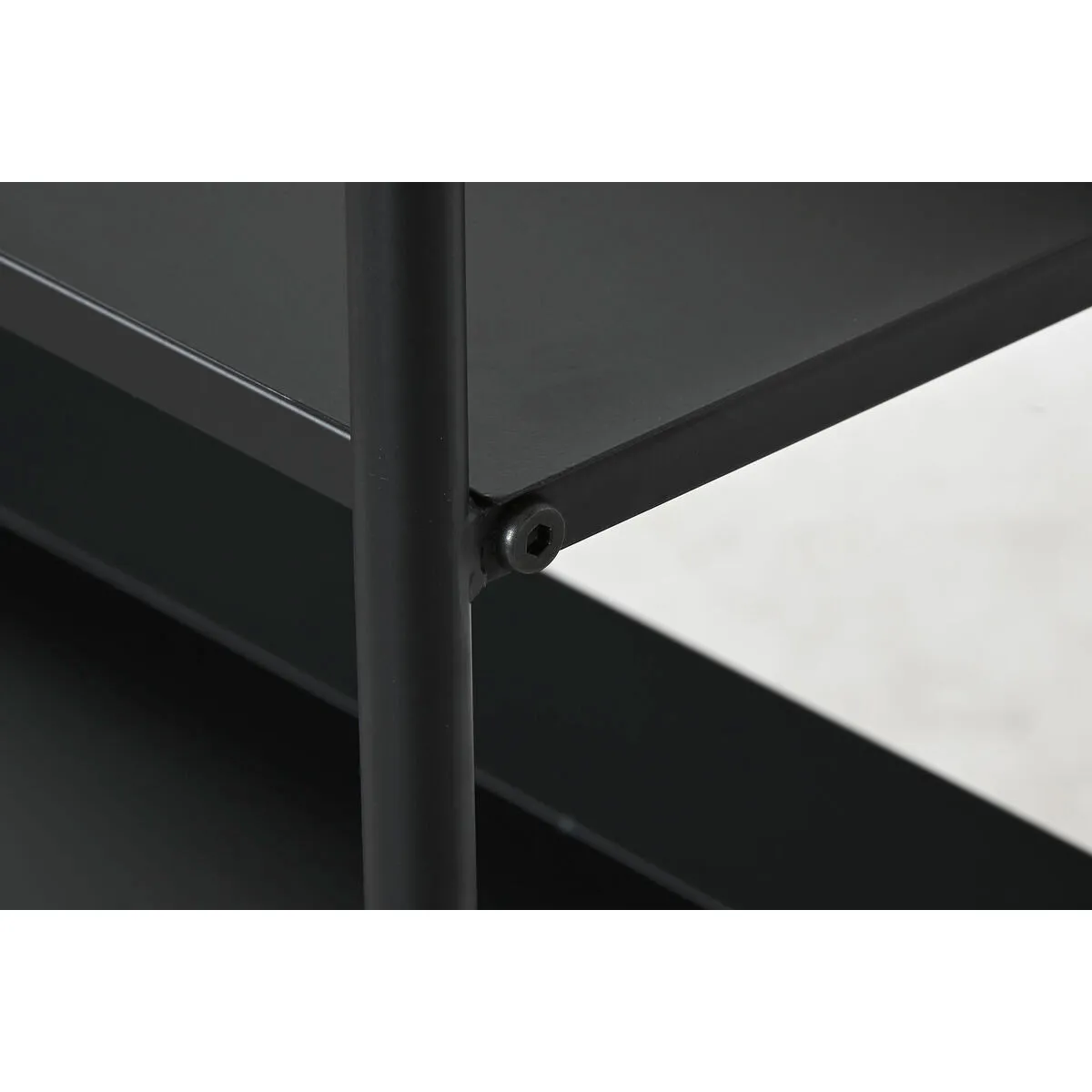 Shelves Home ESPRIT Black Metal 120 x 30 x 76 cm