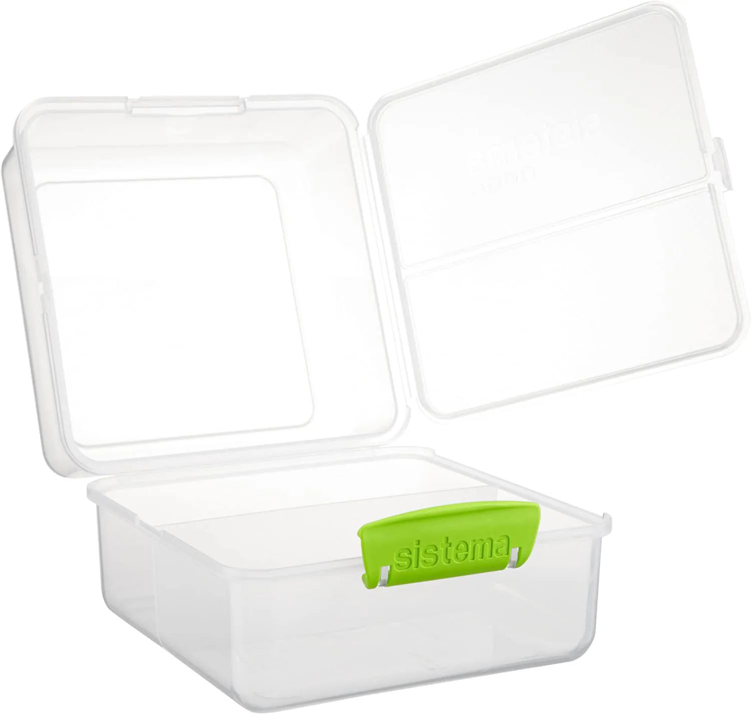 Sistema To Go Kids Lunch Boxes & Meal Containers | 2 Twist 'n' Sip Kids Water Bottles, 2 Lunch Cube Max with Dividers & 2 Leak-Proof Yoghurt Pots | BPA-Free
