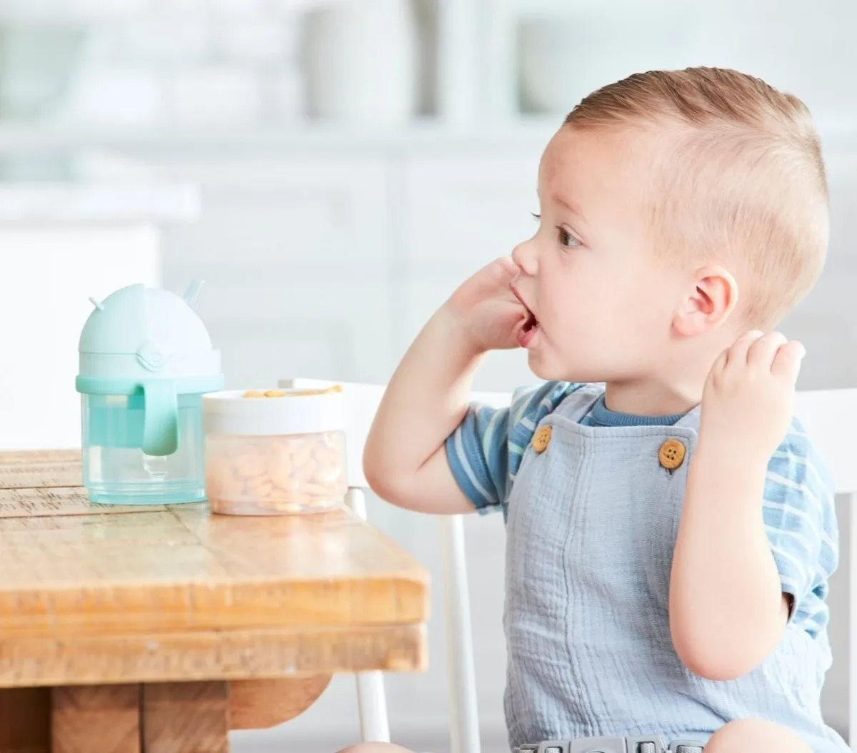 Skip Hop 2-in-1 Sip n Snack Set Teal