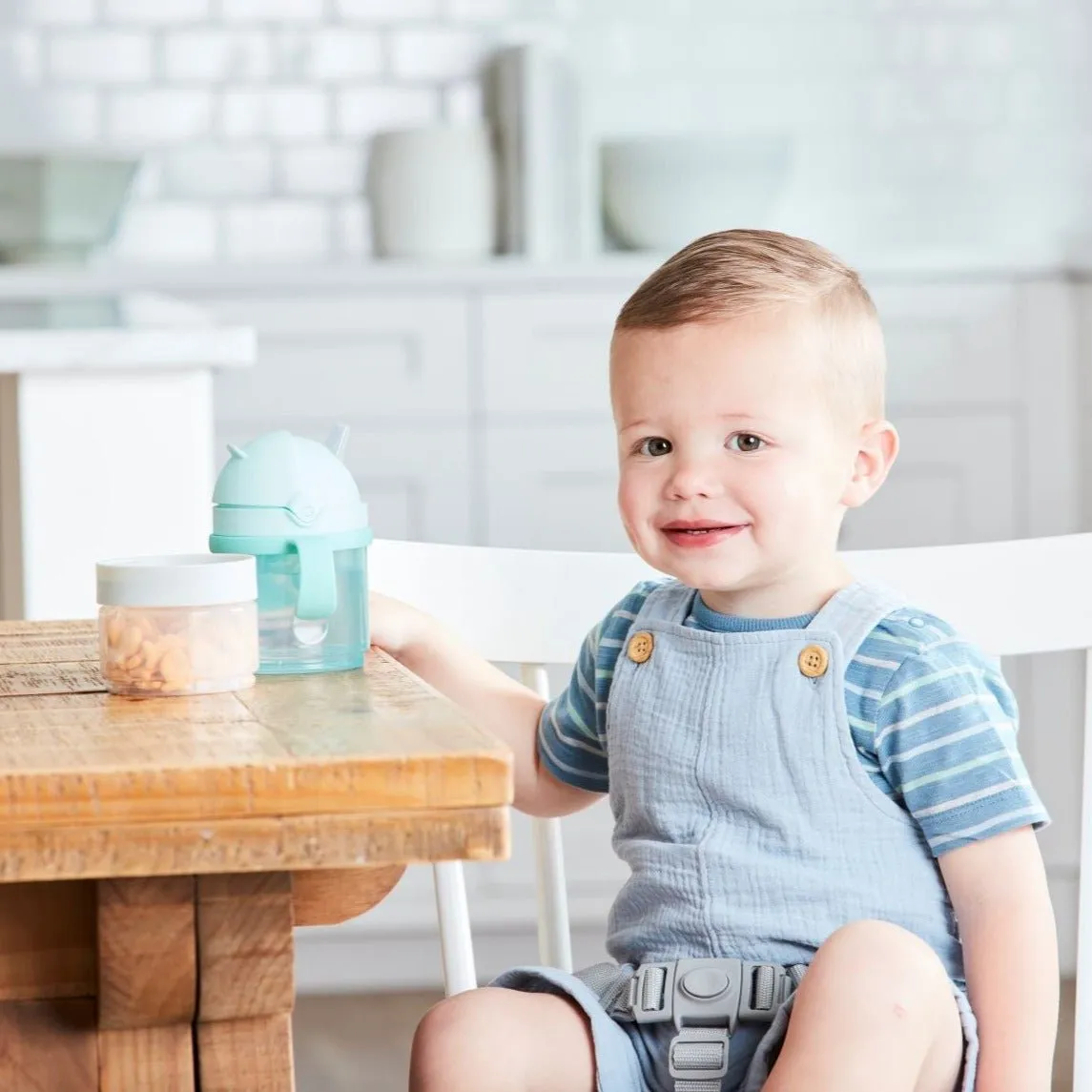 Skip Hop 2-in-1 Sip n Snack Set Teal