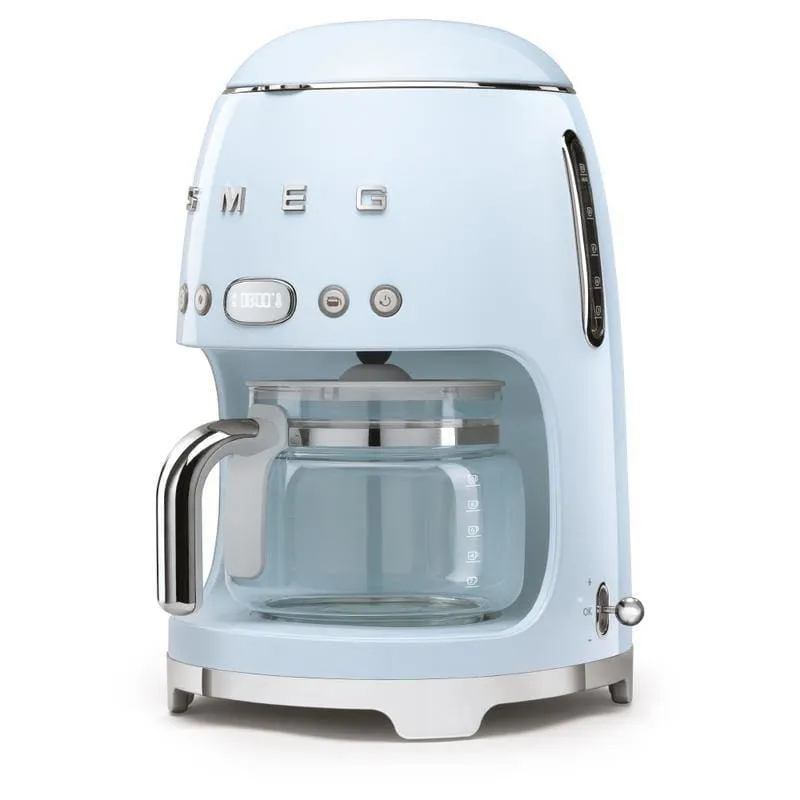 Smeg Drip Coffee Machine Pastel Blue