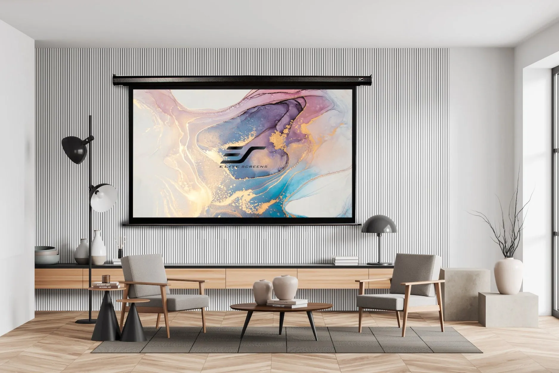 SPECTRUM - ELECTRIC PROJECTION SCREENS FOR STANDARD PROJECTORS