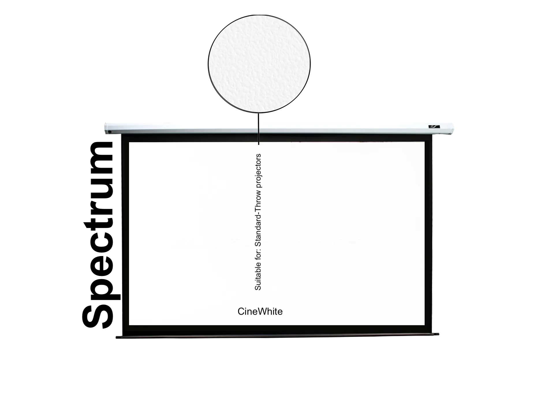 SPECTRUM - ELECTRIC PROJECTION SCREENS FOR STANDARD PROJECTORS