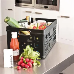 Square Folding Box 32L - Black