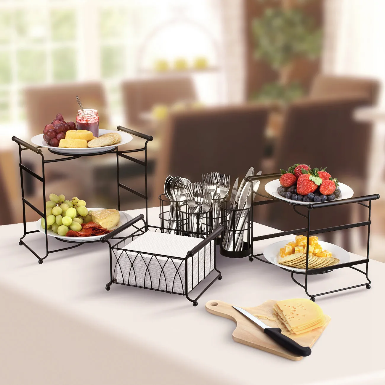 Stackable Buffet Caddy (7 Pc)