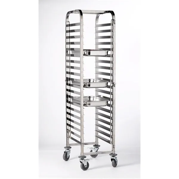 Stainless Steel  Gastronorm  FULL SIZE Trolley 20 Shelves