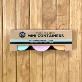 Stainless Steel Mini Containers 3 pk