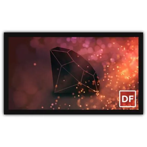 Stevertson Screens Deluxe Fixed Frame Series 106" (92.0" x 52.0") HDTV [16:9] DF1691063D
