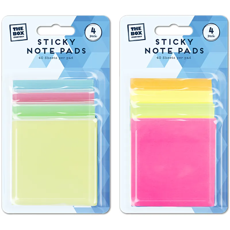 Sticky Notes Assorted Pads, 160 Sheets (1 Pack)