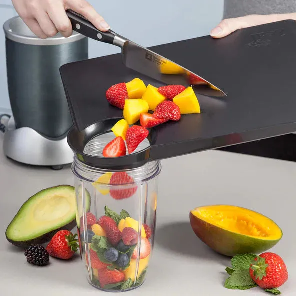 Straight to Pan Chopping Board - Medium - Black