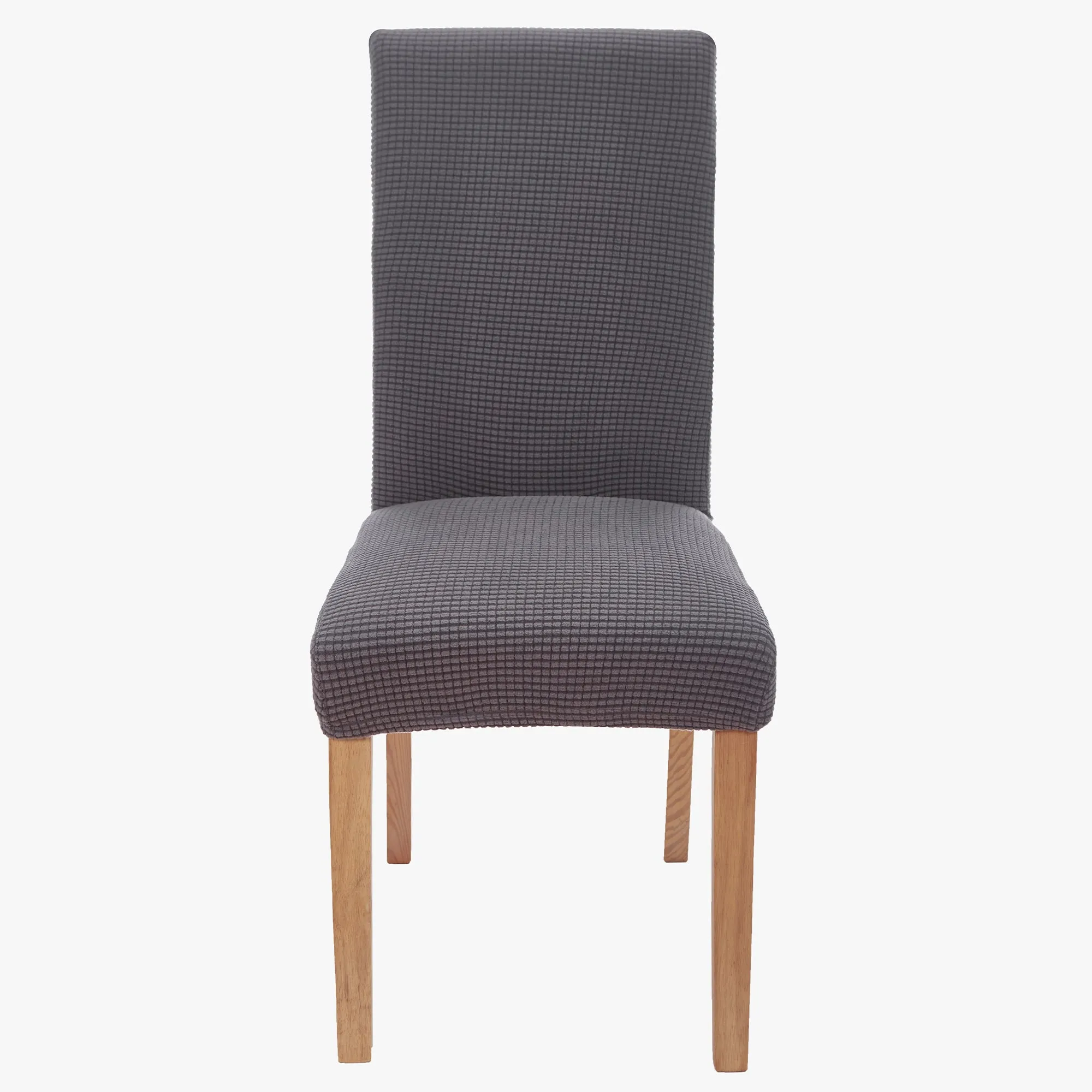 Stretch Chair Covers Slipcovers (Pack of 2, Dark Grey)