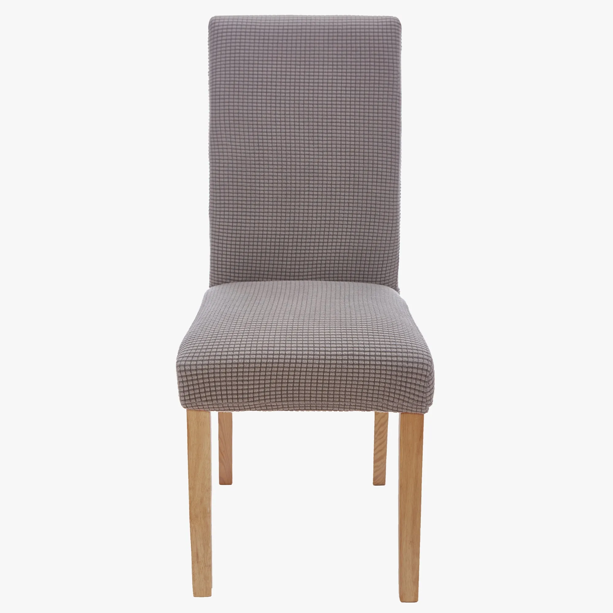 Stretch Chair Covers Slipcovers (Pack of 2, Light Grey)