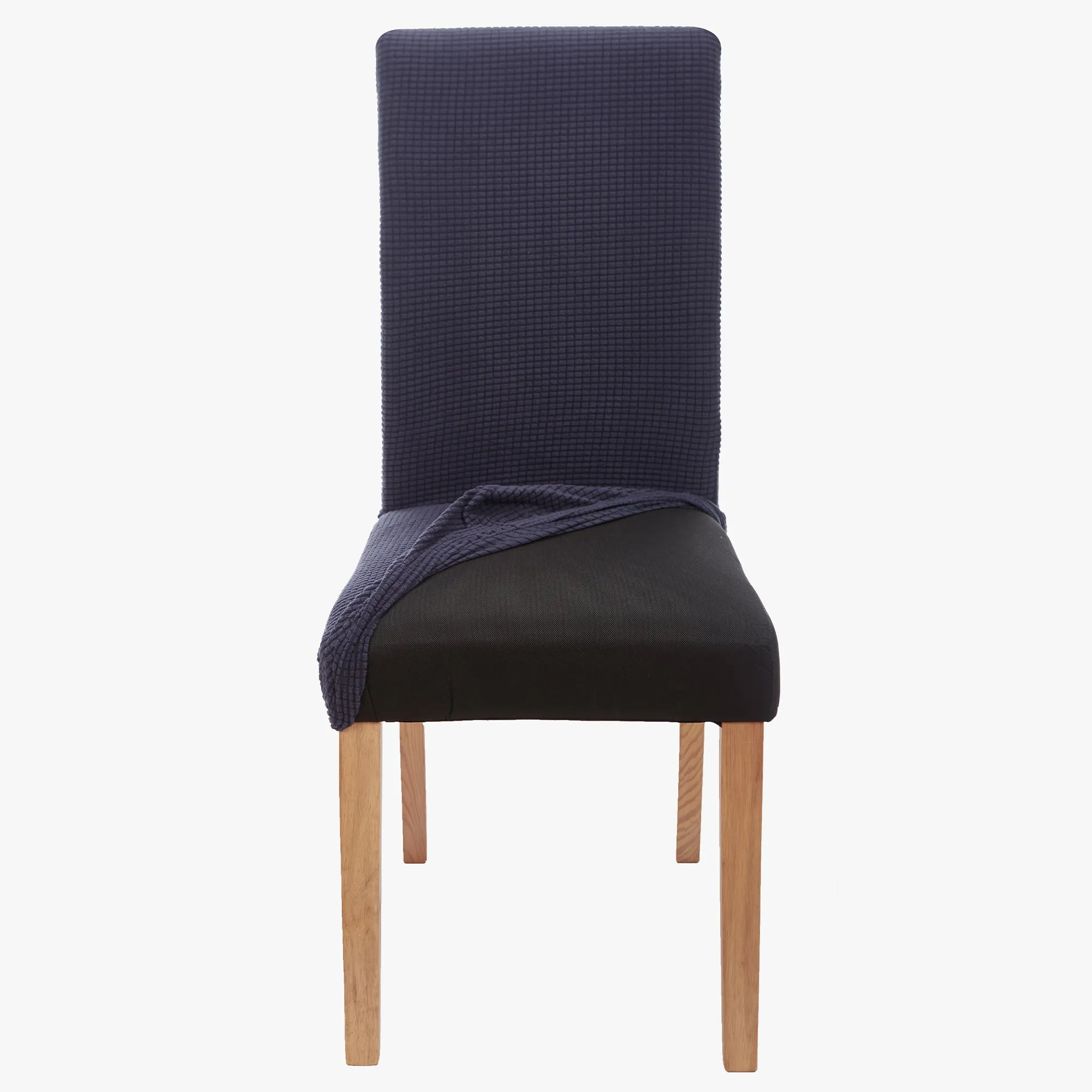 Stretch Chair Covers Slipcovers (Pack of 2, Navy Blue)