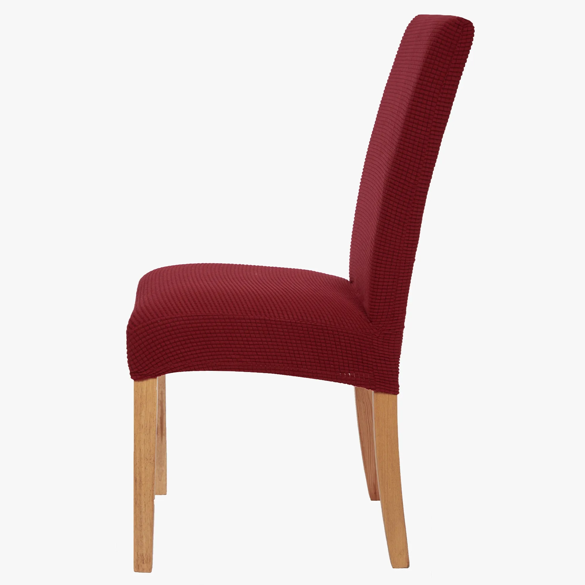 Stretch Chair Covers Slipcovers (Pack of 2, Wine)