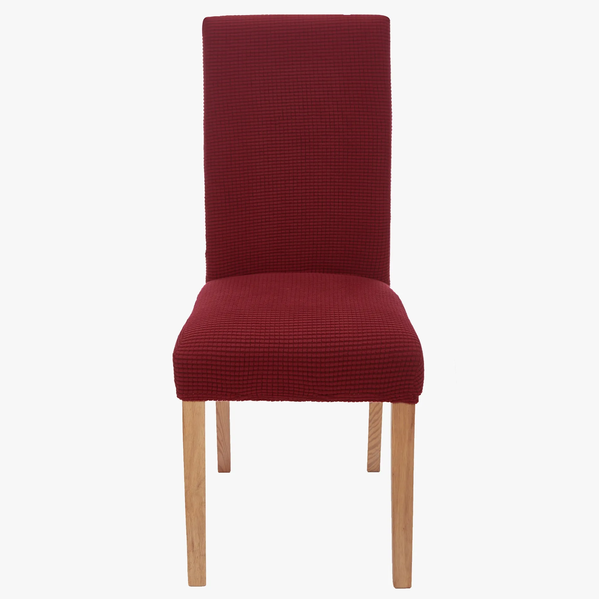 Stretch Chair Covers Slipcovers (Pack of 2, Wine)
