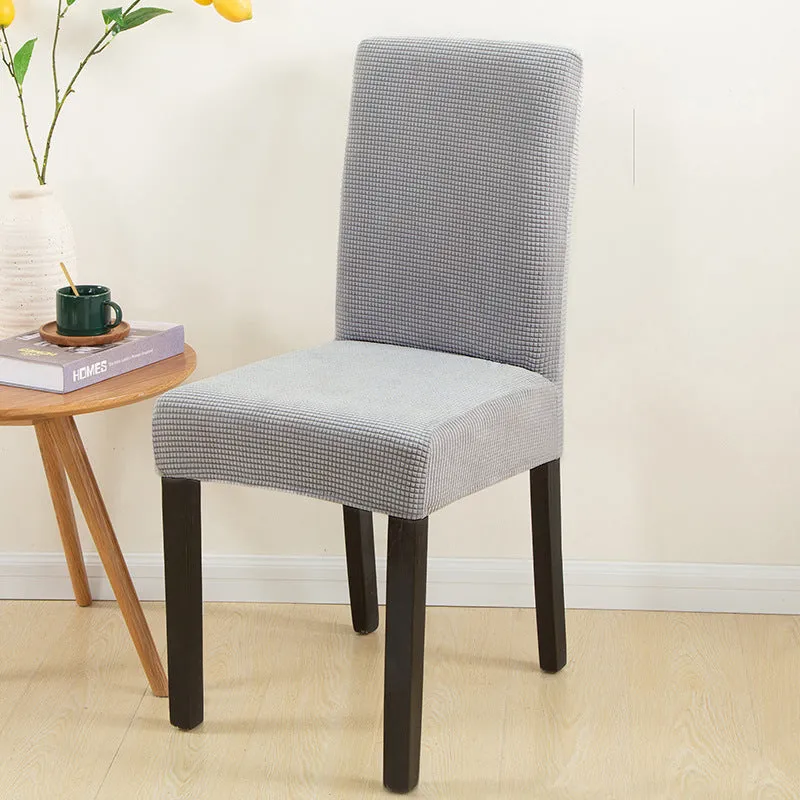 Stretch Chair Covers Slipcovers (Pack of 4, Light Grey)
