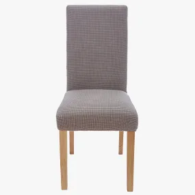Stretch Chair Covers Slipcovers (Pack of 4, Light Grey)