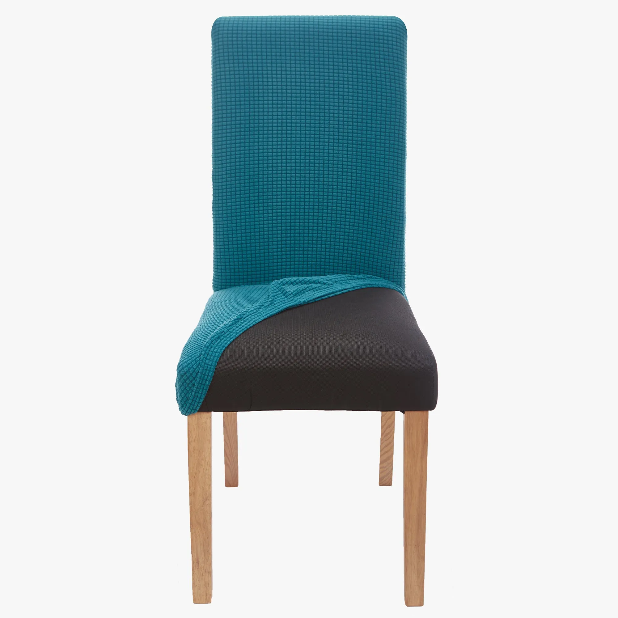 Stretch Chair Covers Slipcovers (Pack of 4, Teal Green)