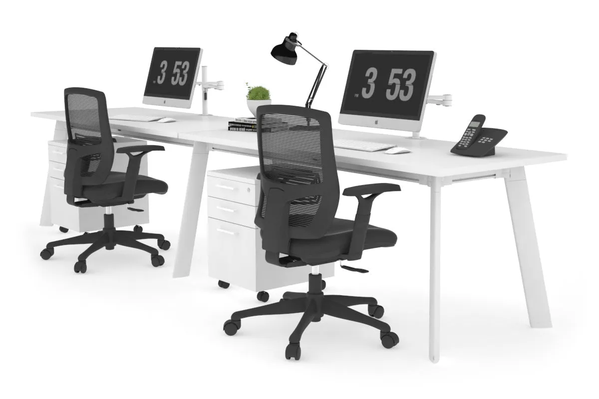 Switch - 2 Person Office Workstation Run [1600L x 700W]