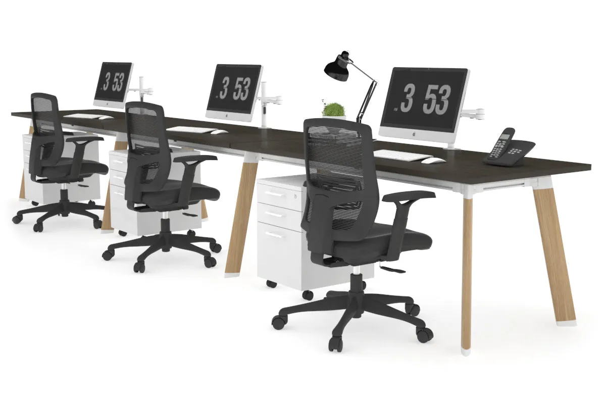 Switch - 3 Person Office Workstation Run [1400L x 700W]