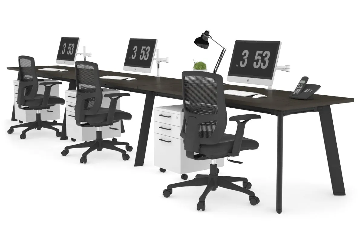 Switch - 3 Person Office Workstation Run [1400L x 700W]