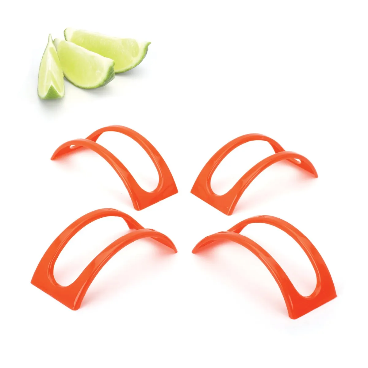 Taco Holder Red Plastic Stackable Stands Hold Hard Or Soft Shell Tacos Set