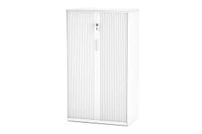 Tambour Sliding Door Storage Cabinet Metal [1325H x 900W]