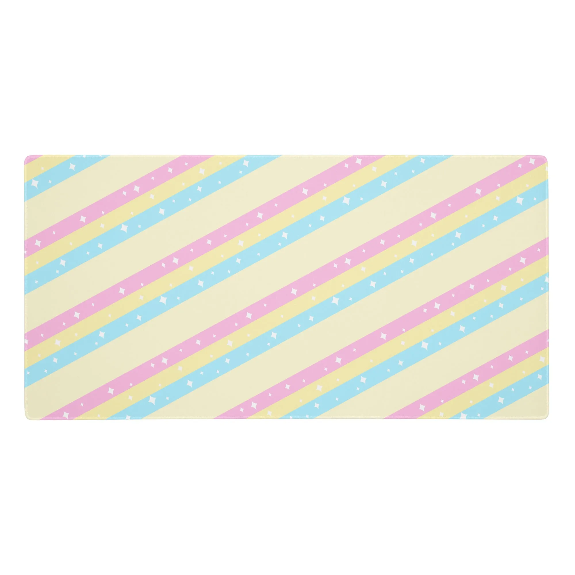 Teatime Fantasy Yellow Rainbow Gaming Mouse Pad