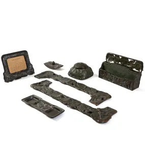 Tiffany Studios New York 7-Piece "Pond Lily" Desk Set