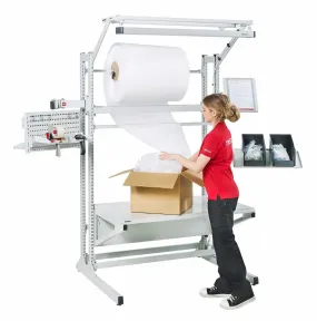 Treston TQEW712-41 30" x 48" Quick Edge Height Adjustable Workstation with Powder-Coated Aluminum Work Surface
