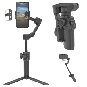 TUTT L9   AI Module | 3 Axis Pro Handheld Anti-shake Smartphone Selfie Stick Phone Gimbal Stabilizer with Extendable Rod, Light Tripod and AI Auto Face Tracking Module Vlog YouTube