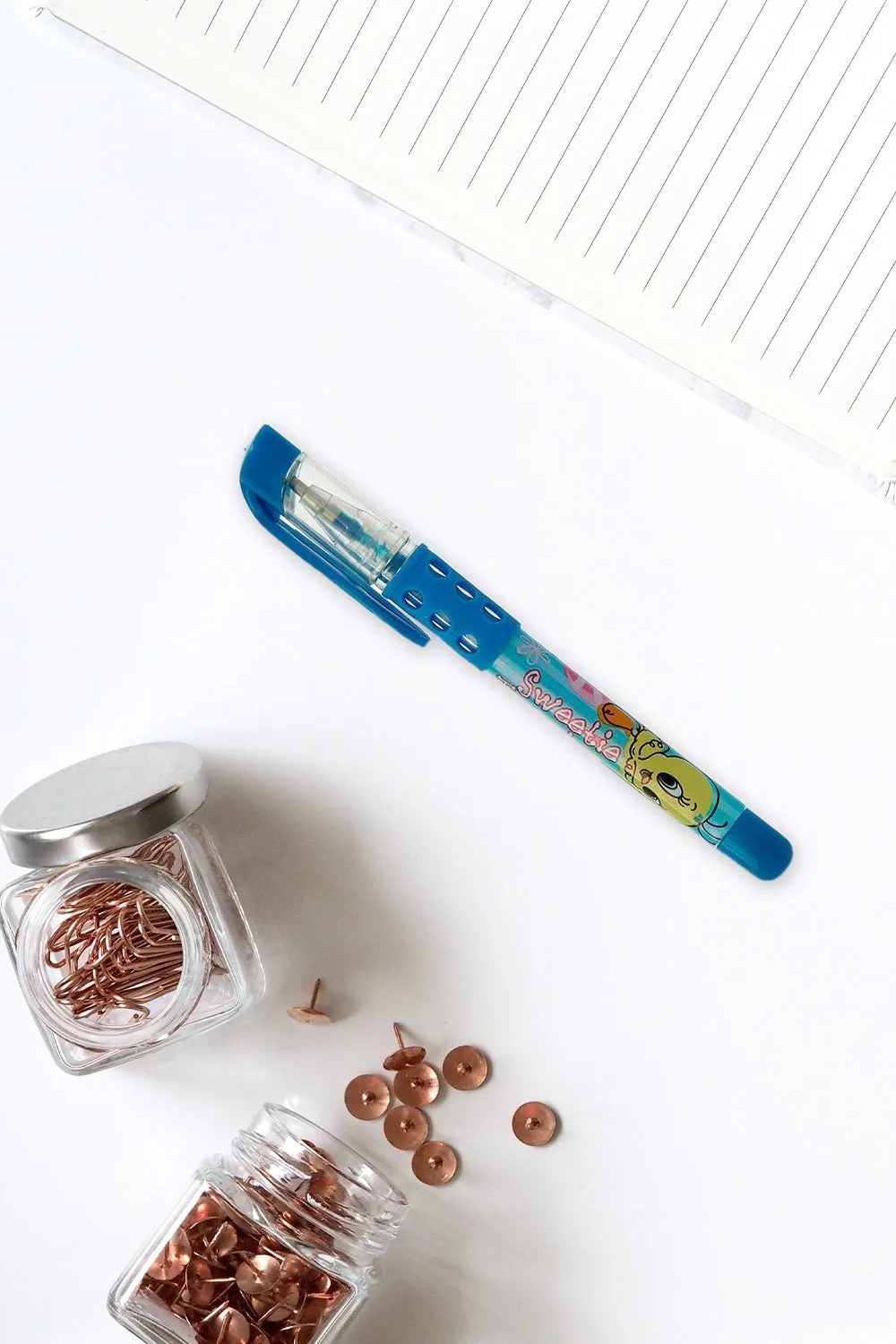 Tweety set of 2 Gel Pen (Pink/Blue)